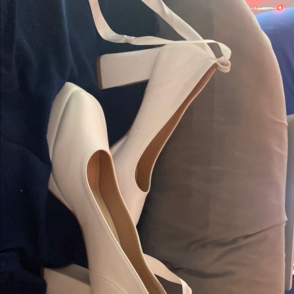 Elegant White Women's Heels